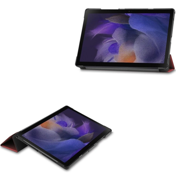 Etui do Samsung Galaxy Tab A8 10.5 SM-X200 SM-X205, Smartcase, bordowe