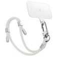 Smycz do telefonu Spigen Crossbody Strap + Wrist Strap + ConTag,  biała