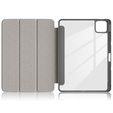 Etui do Xiaomi Pad 6S Pro 12.4, Smartcase Hybrid, z miejscem na rysik, szare