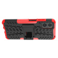 Etui do Motorola Moto E22 / E22i, Tire Armor, czarne / czerwone