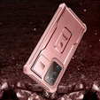 Etui pancerne do Samsung Galaxy Note 20 Ultra, Dexnor Full Body, Różowe