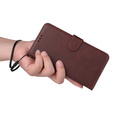 Etui z klapką do Realme C67, Leather Wallet, brązowe