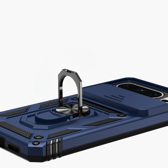 Etui pancerne do Google Pixel 8 Pro, CamShield Slide, niebieskie