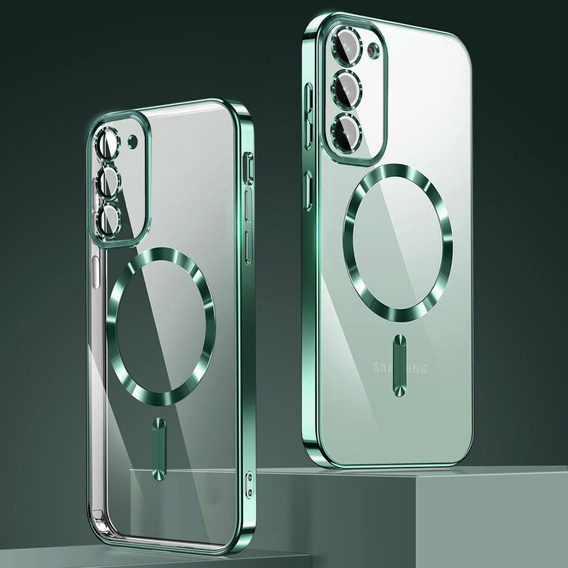 Etui do Samsung Galaxy S23, Electro MagSafe, zielone + Szkło na ekran