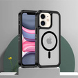 Etui z ramką do iPhone 11, do MagSafe, przezroczyste / czarne