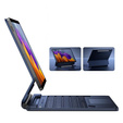 Etui z klawiaturą do Samsung Galaxy Tab S9 / S9 FE / S10 FE, Dexnor Magnetic Keyboard Touchpad, niebieskie