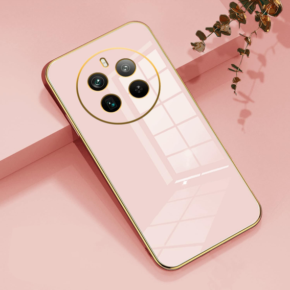 Etui do Realme 12 Pro 5G / 12 Pro+ 5G, Glamour CamShield, różowe rose gold