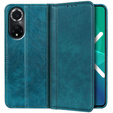 Etui do Huawei Nova 9, Wallet Litchi Leather, zielone