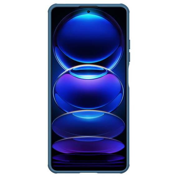 Etui do Xiaomi Poco X5 Pro 5G, pancerne Nillkin, CamShield Pro, Niebieskie