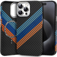 Etui do iPhone 15 Pro, Carbon Fiber MagSafe, granatowe