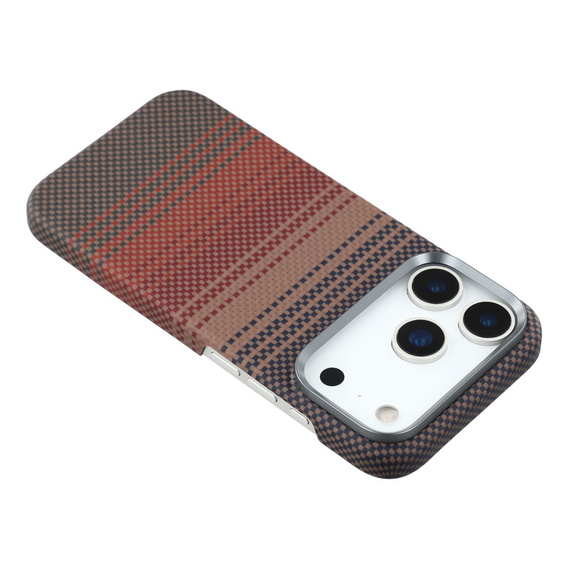 Etui do iPhone 17 Pro, Aramid Fiber, do MagSafe, cienkie i lekkie, żółte