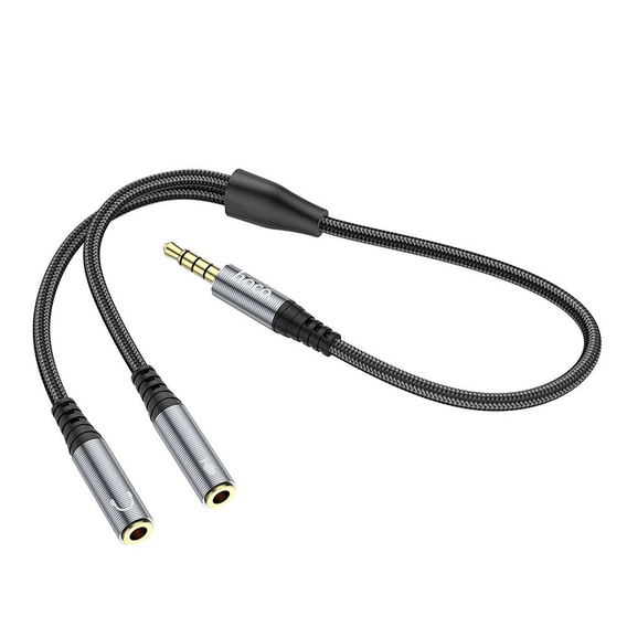 Hoco UPA21 Kabel audio AUX 2w1 – rozdzielacz Jack 3,5 mm