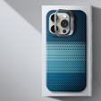 Etui do iPhone 15 Pro Max, Frame Kickstand, do MagSafe, Moon Blue