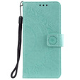 Etui z klapką do Oppo Reno6 5G, Mandala, zielone