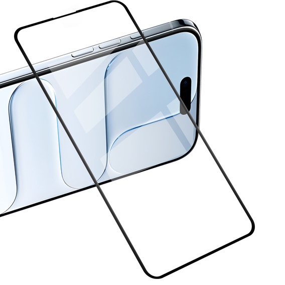 2x Szkło Hartowane do iPhone Air, ERBORD 3D pełne, szybka na cały ekran