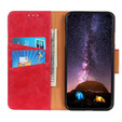 Skórzane Etui Wallet do Samsung Galaxy A52 / A52s - Red