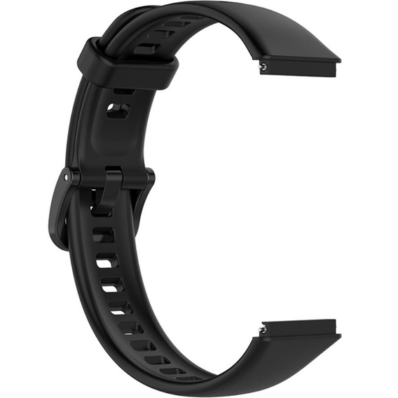 Pasek Silikonowy do Huawei Band 7, Czarny
