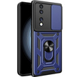 Etui pancerne do Honor 70 5G, CamShield Slide, niebieskie