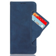 Etui z klapką do Samsung Galaxy A56 5G, Card Slot, granatowe