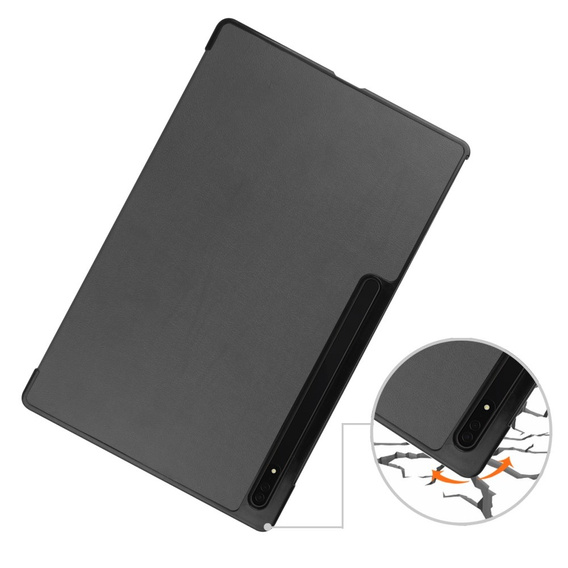 Etui do Samsung Galaxy Tab S9 Ultra, Smartcase, szare