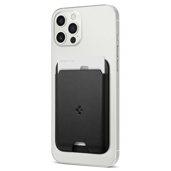 SPIGEN Valentinus MagSafe, Schowek na karty, Black