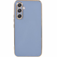 Etui do Samsung Galaxy S24+ Plus, Glamour CamShield, niebieskie