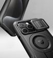 Dexnor – magnetyczne etui z osłoną aparatu do iPhone 15 Pro - czarne