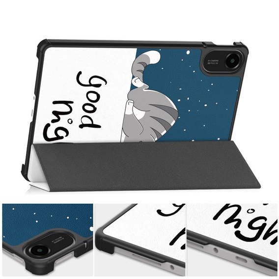 Etui z klapką i motywem kota do Xiaomi Redmi Pad 2