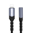 BWOO Adapter AUX 3.5mm - Lightning, czarny