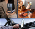 Etui do Samsung Galaxy S25 Ultra, do MagSafe, ERBORD Matt Case, czarny