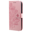 Etui z klapką do Xiaomi Redmi Note 13 5G, Mandala, różowe rose gold