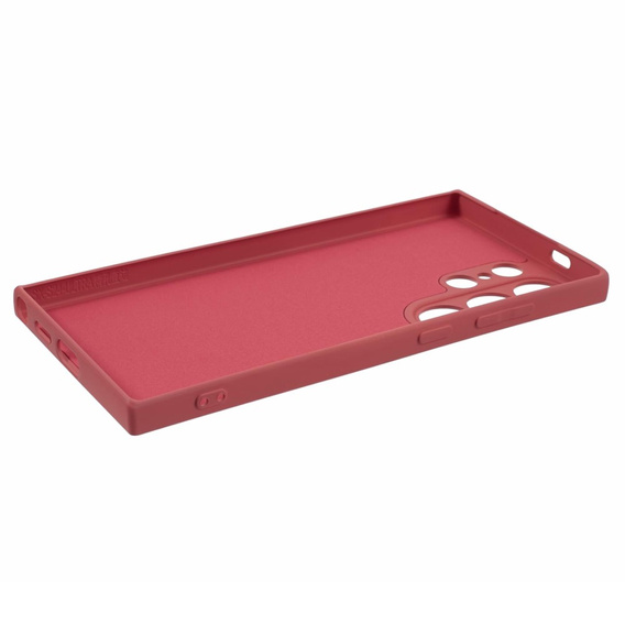 Etui do Samsung Galaxy S24 Ultra, Silicone Lite, czerwone
