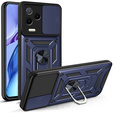 Etui pancerne do Infinix Note 12 2023, CamShield Slide, niebieskie