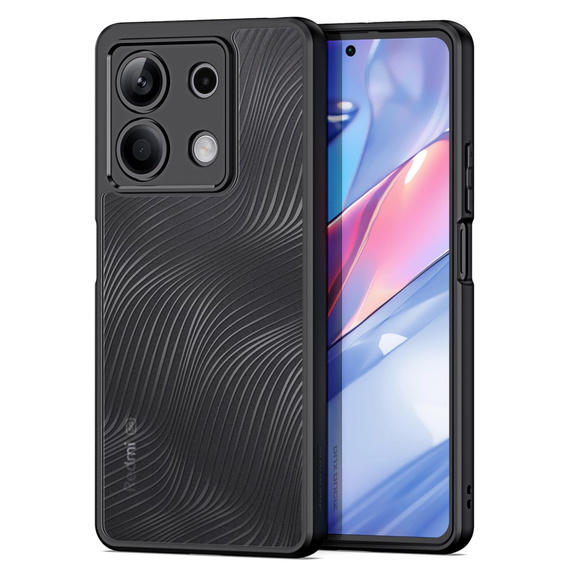 Etui DuxDucis do Xiaomi Redmi Note 13 5G, Aimo case, przezroczyste / czarne