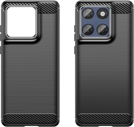 Etui do Motorola Edge 60 / 60 Fusion, Carbon, czarne