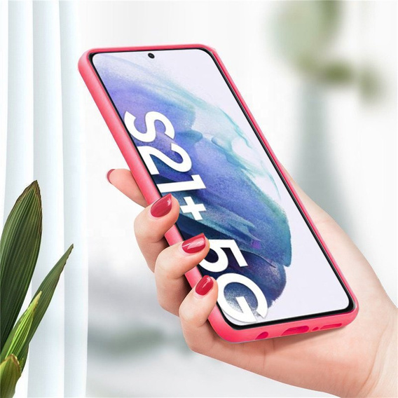 Etui ERBORD Silicon Lite do Samsung Galaxy S21+ Plus, Pink