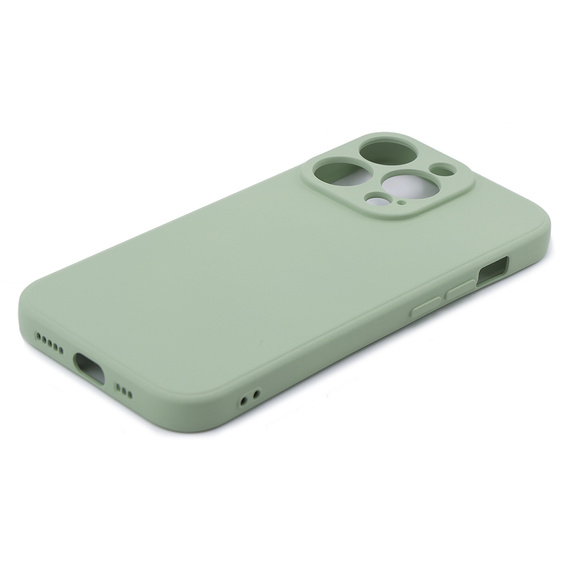 Etui do iPhone 15 Pro Max, Silicone Lite, zielone