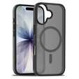 Etui Matt Case do iPhone 17, do MagSafe, półprzezroczyste czarne