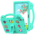 Etui do Lenovo M10 X306 2 Gen /  M10 Plus TB-X606 10.3 / Samsung Tab A 10.1 T510/515 / K10 X6C6, Cute Patterns, z podstawką, Zielone