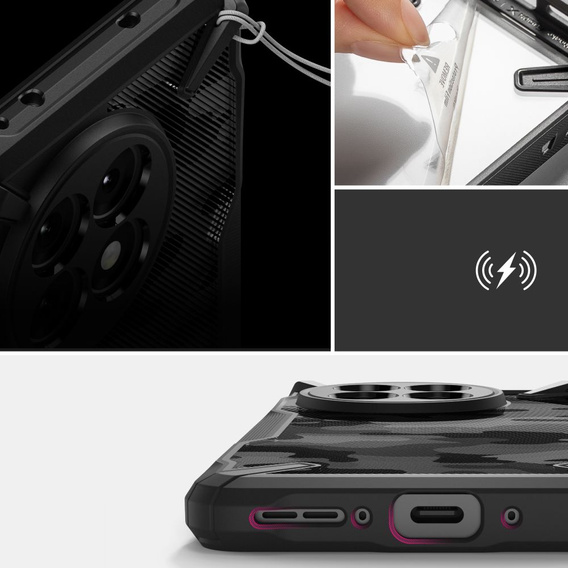 Etui Ringke do OnePlus 13R, Fusion X, kamuflaż 