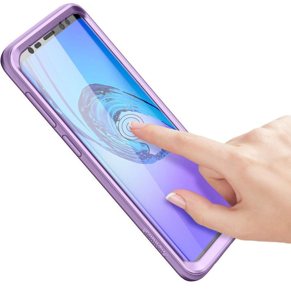 Etui do Samsung Galaxy S9, Suritch Full Body, fioletowe