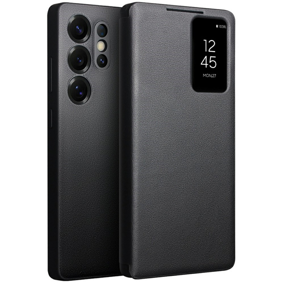 Skórzane etui z klapką QIALINO do Samsung Galaxy S25 Ultra