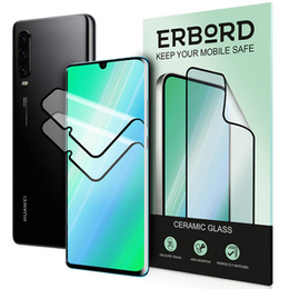 2x Szkło Hybrydowe Ceramic ERBORD do Huawei P30