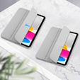 Etui do iPad 11" 2025 A16 (11 gen.) / iPad 10.9" 2022 (10 gen.), Smartcase z miejscem na rysik, Szare