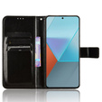 Etui z klapką do Xiaomi Redmi Note 13 Pro 5G, Crazy Horse Wallet, czarne