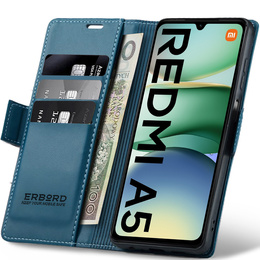 Etui ERBORD Glossy Litchi portfel z klapką do Xiaomi Redmi A5