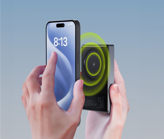 Allity APB-300 – Power Bank 10000 mAh z Ładowaniem Bezprzewodowym - szary