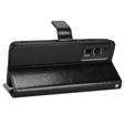 Etui z klapką do Poco F5 Pro 5G, Crazy Horse Wallet, czarne