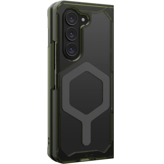 Etui Urban Armor Gear do Galaxy Z Fold 5 5G, Plyo MagSafe, przezroczyste / zielone