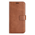 Etui Wallet do Samsung Galaxy M53 5G, Protective Cover, Brown